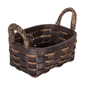 DOMUS:Oval Willow Basket: 25x19x11cm: Small #CB160097