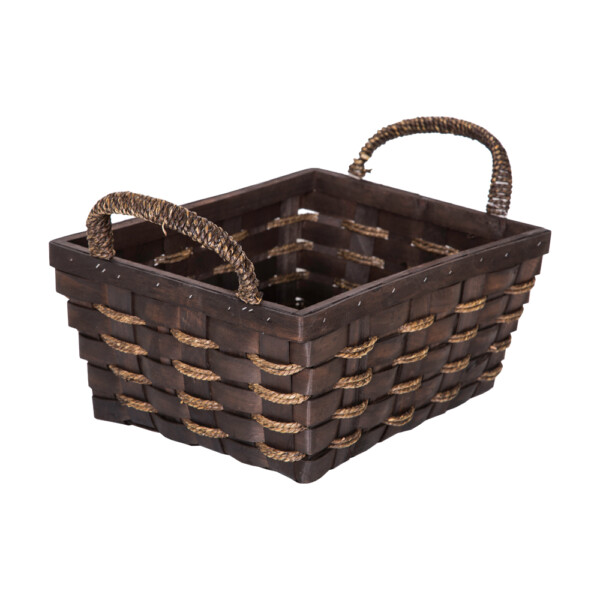 DOMUS:Rectangle Willow Basket: 33x26x15cm: Large #CB160098