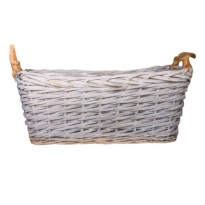 DOMUS: Rectangle Willow Basket :60x49x24cm: Large #CB170034