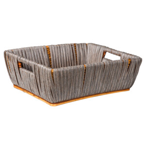 Domus: Rectangle Willow Basket: (47x36x16)cm: Large