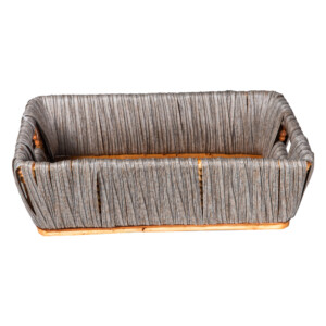 Domus: Rectangle Willow Basket: (34x24x10)cm: Small