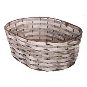 DOMUS:Oval Willow Basket: 40x30x15cm: Medium #CB180313