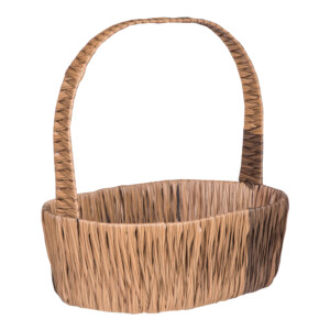 DOMUS:Oval Willow Basket: 46x34cm: Large #CB180312