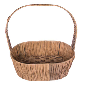 DOMUS:Oval Willow Basket: 46x34cm: Large #CB180312