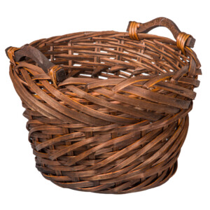 Domus: Round Willow Basket: (28x19)cm: Small