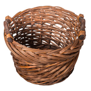 Domus: Round Willow Basket: (28x19)cm: Small