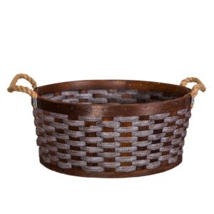 Domus: Round Willow Basket: (39.5x17)cm: Large