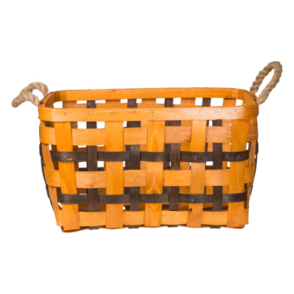 Domus: Rectangle Willow Basket: (45x30x25.5)cm: Large