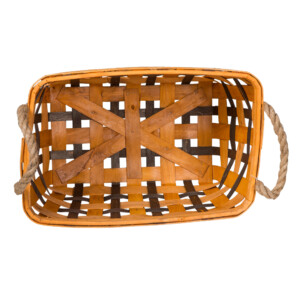 Domus: Rectangle Willow Basket: (45x30x25.5)cm: Large