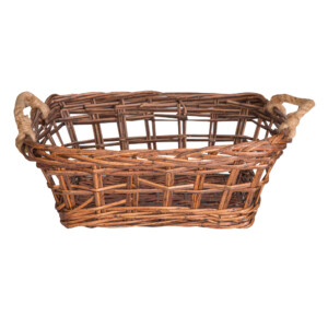 DOMUS:Rectangle Willow Basket: 45x34x16cm: Medium #CB180219