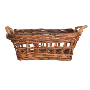 DOMUS:Rectangle Willow Basket: 45x34x16cm: Medium #CB180219