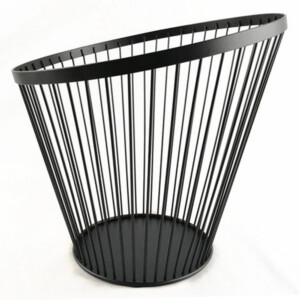 Iron Fruit Basket; (28x28x26)cm, Black