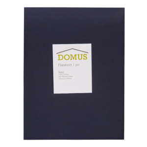 DOMUS : Flat King Bed Sheet, 250T 100% Cotton : 270x260cm