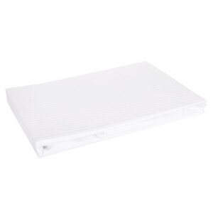 DOMUS: Flat Single Bed Sheet: 1pc, 250TC-1.0 Cotton Striped 180x240cm