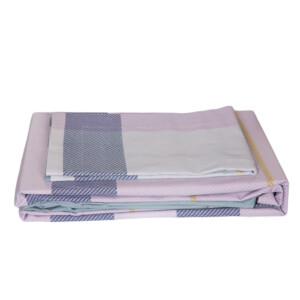DOMUS: Double Bed Sheet Set: 3pc: 2 Bed Sheets + 1 PillowSham #LFSJJ5395