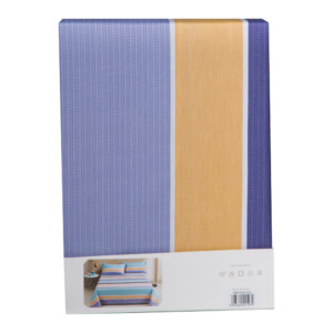 Domus: Striped King Bed Sheet Set: 4pc: 2 Bed Sheets + 2 Pillow Sham