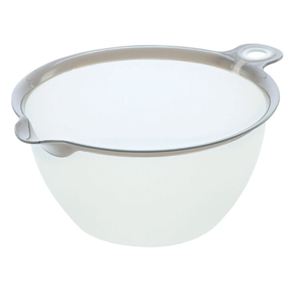 Duo Mixing Bowl, White Cool Grey