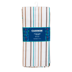 Cannon: Kitchen Towel-3pcs: Square: (45x70)cm, Brown