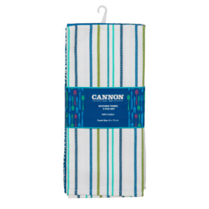 Cannon: Kitchen Towel-3pcs: Square: (45x70)cm, Green