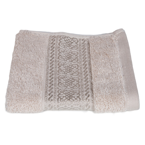 FieldCrest: Arabes Face Towel: (33x33)cm, Beige