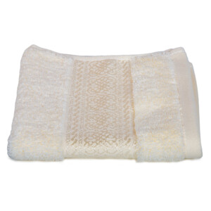 FieldCrest: Arabes Face Towel: (33x33)cm, Ivory