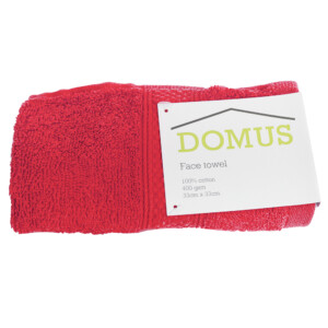 Domus 2: Face Towel: 600 GSM, (33x33)cm, Cream