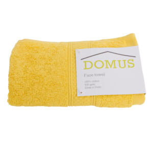 DOMUS: Face Towel: 400 GSM, 33x33