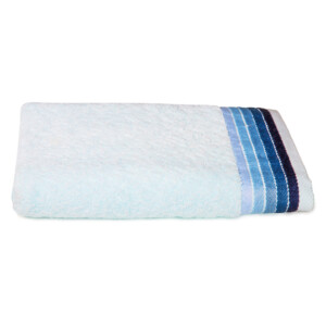 Bath Towel, Slubs Design: (70x140)cm, Blue