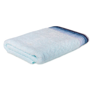 Bath Towel, Slubs Design: (70x140)cm, Blue