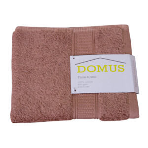 Domus 2: Face Towel: 600 GSM, (33x33)cm, Mocha
