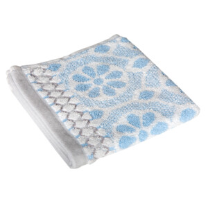 Daisy Face Towel: (33x33)cm, Blue