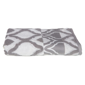 Hive Bath Towel (70x140)cm, Grey