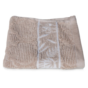 Face Towel Forest Design (33x33)cm, Beige