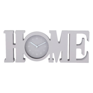 Homee Table Clock; (39x15x4)cm, Grey