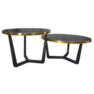 Victory: Coffee Table: Φ80x38cm: Ref.M9A + Side Table: Φ70x50cm Ref.M9B