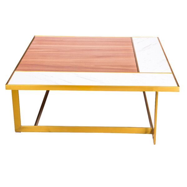 HOBANG: Coffee Table-Ceramic Top: 1000x1000x370mm #320E