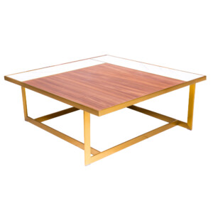 HOBANG: Coffee Table-Ceramic Top: 1000x1000x370mm #320E