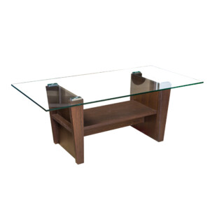 KINWAI: Scarlett Coffee Table-Glass Top: 120x60x45cm #3962-832