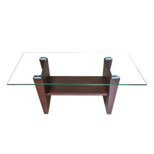 KINWAI: Scarlett Coffee Table-Glass Top: 120x60x45cm #3962-832