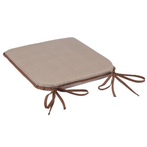 Oridie-D Seat Pad; (36x37x3)cm, Brown