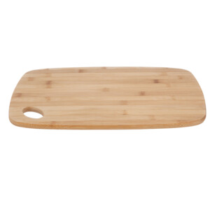 Cunnah Bamboo Cutting Board: (38x30.5x1)cm, Natural