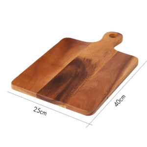 Vasso Acacia Wood Cutting Board; (40x25)cm, Natural