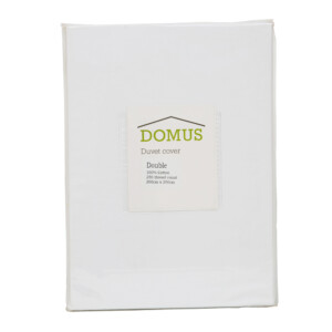 DOMUS: Duvet Cover: Double, 250 100% Cotton: 200x200