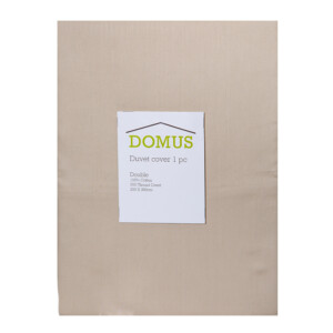 DOMUS: Duvet Cover: Double, 250 100% Cotton: 200x200