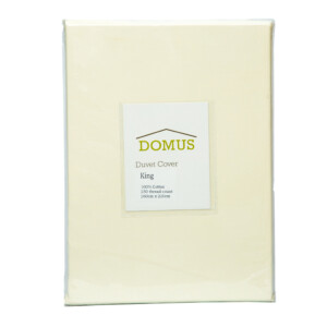 DOMUS: Duvet Cover: King, 250 100% Cotton: 260x240