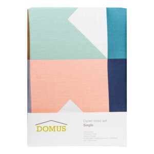 Domus: Single Duvet Cover Set: 3pcs: (160x220)cm