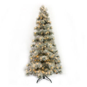 Decoration X'Mas Tree With Snow Effect, 120cm, 62 Tips, Green