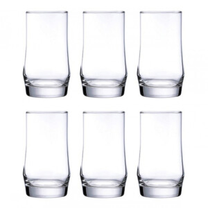 Scirocco Rock: Long Drinking Glass Set: 6pc, 410ml
