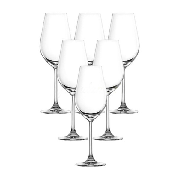 Desire-Crisp White: Stem Glass Set 365ml: 6pcs