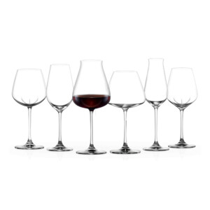 Desire-Crisp White: Stem Glass Set 365ml: 6pcs